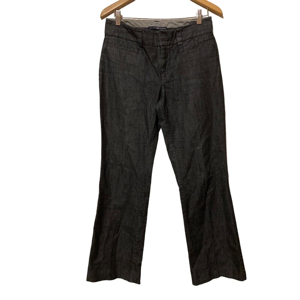 The Gap Pants Womens Size 6 Blue Curvy Fit Stretch‎ Flared Leg Jean Trousers